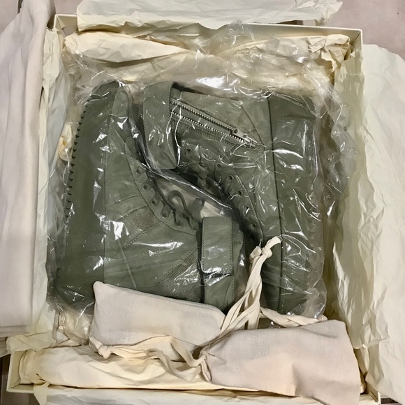 Fear Of God Army Green Military High Top Sneakers - Picture 2 of 8